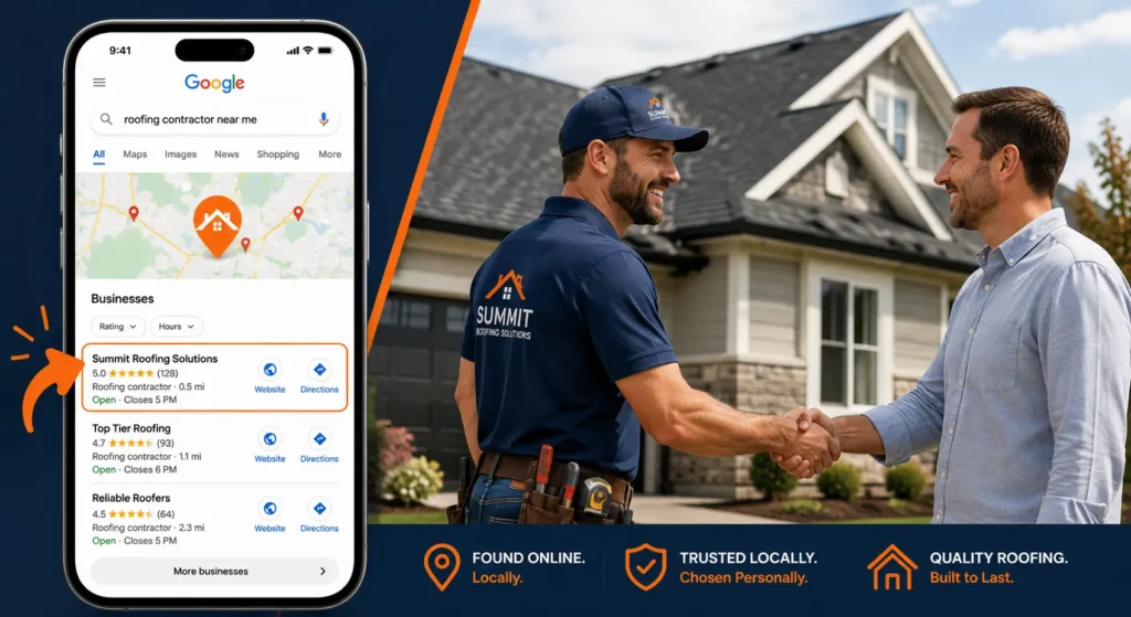 How SEO Helps Roofing Companies Win More Local Leads